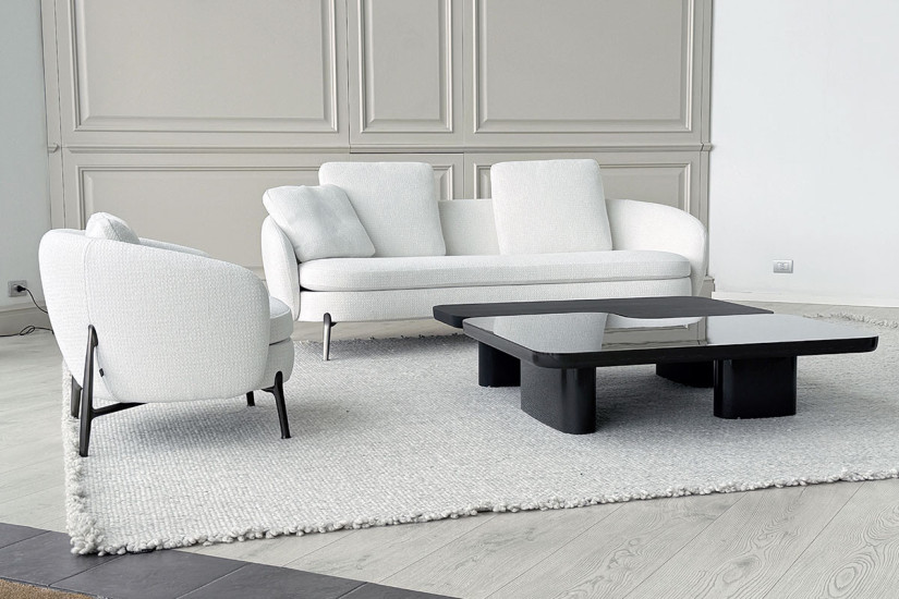 Canapé Orbis blanc (Offre Expo) Poliform - 5