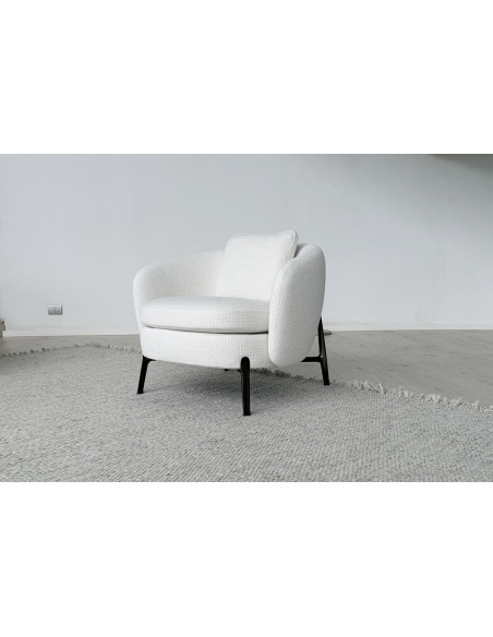 Orbis White Armchair (Expo Offer) Poliform - 1