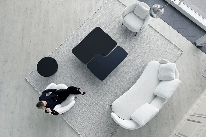 Fauteuil Orbis blanc (Offre Expo) Poliform - 6