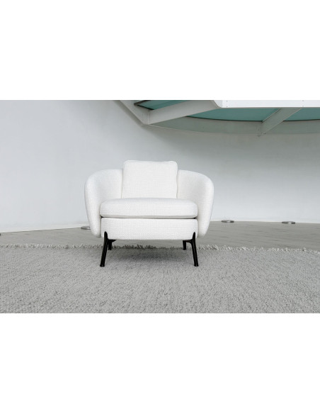 Orbis White Armchair (Expo Offer) Poliform - 2