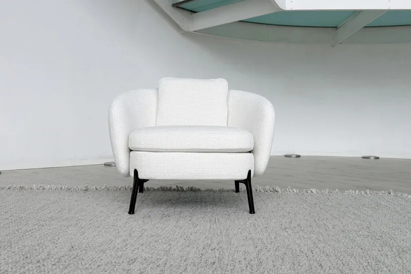 Orbis White Armchair (Expo Offer) Poliform - 2