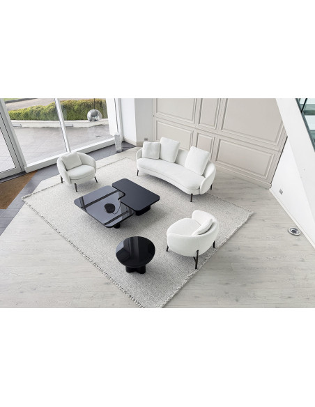 Fauteuil Orbis blanc (Offre Expo) Poliform - 5