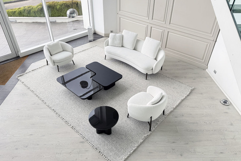 Fauteuil Orbis blanc (Offre Expo) Poliform - 5