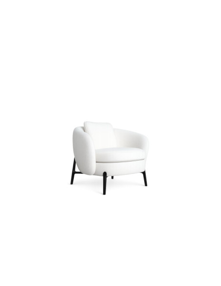 Fauteuil Orbis blanc (Offre Expo) Poliform | Achats en Ligne