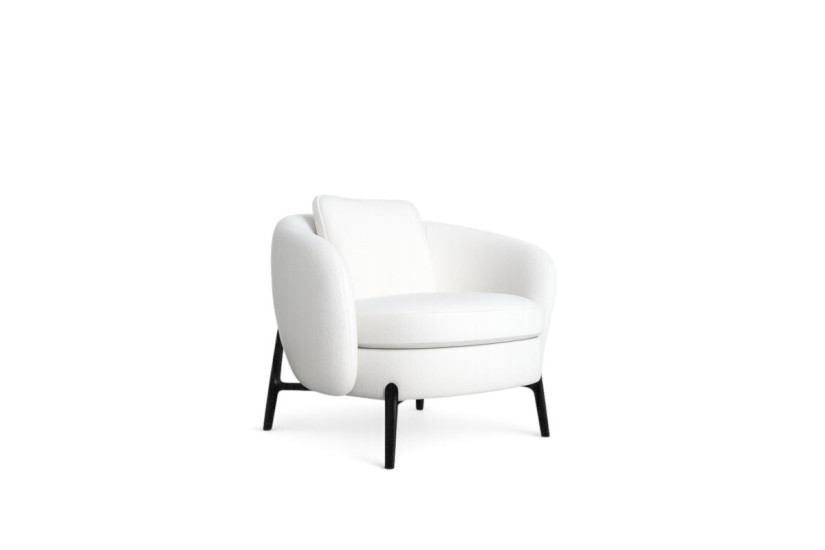 Fauteuil Orbis blanc (Offre Expo) Poliform | Achats en Ligne