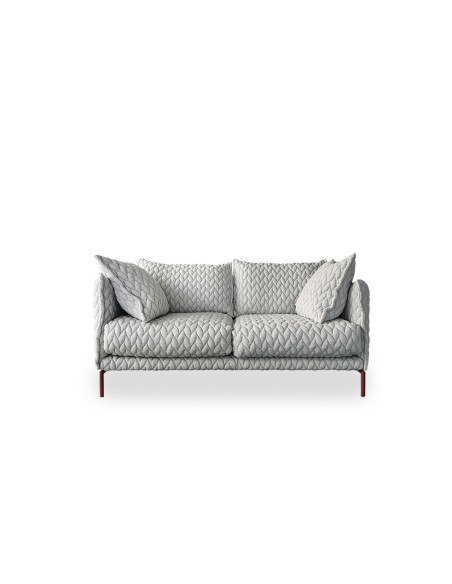Moroso Gentry 2 Seater Bright Gray Fabric Sofa (Expo Offer) | Online Shop