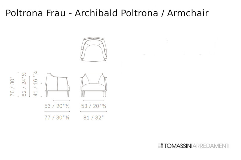 Fauteuil Archibald (Offre Expo) Poltrona Frau - 6