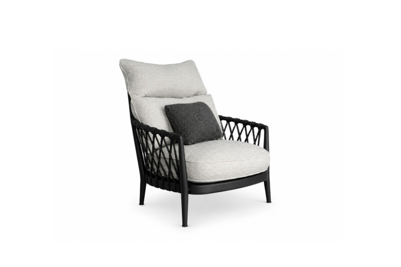 Fauteuil d'extérieur Erica blanc (Offre Expo) - B&B Italia