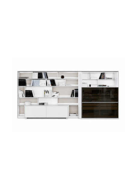 Meuble de Rangement Flat.C en laqué blanc (Offre Expo) B&B Italia - 6