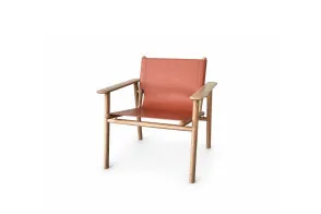 Fauteuil Cordoba en cuir orange B&B Italia - 6