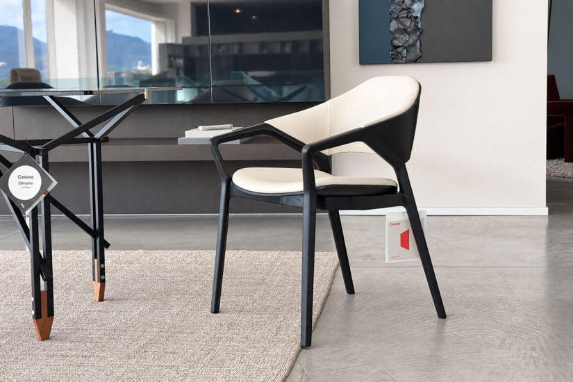 Chaise Ico blanche (Offre Expo) Cassina - 6