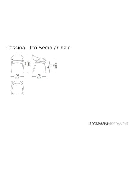 Ico White Chair (Expo Offer) Cassina - 9