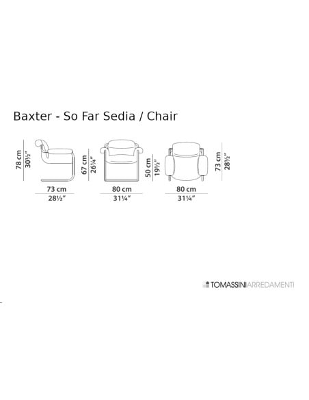 So Far Grey Chair (Expo Offer) Baxter - 10