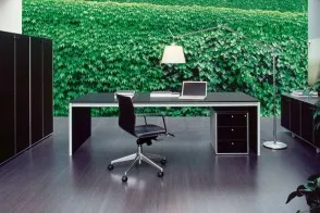 Bianconero Corium Oak Executive Desk 2