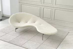 Canapé Eda-Mame en tissu beige clair B&B Italia - 6 2