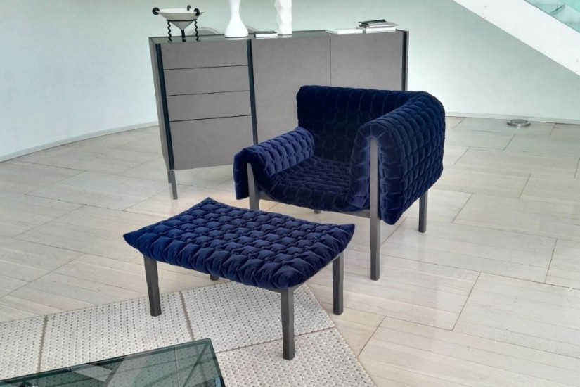 Fauteuil et Pouf Ruché (Offre Expo)