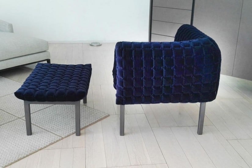 Fauteuil et Pouf Ruché (Offre Expo)