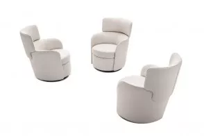 Poltrona Claire Swivel 2