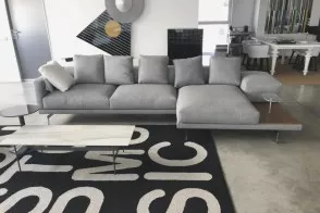 Canapé Dock en tissu gris B&B Italia | Achats en Ligne 2