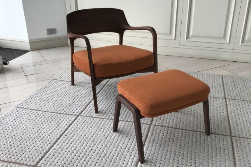 Fauteuil Louis et Pouf Loretta (Offre Expo)