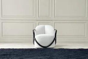 Poltrona Hug noce scuro (Offerta Expo) Giorgetti - 5 2