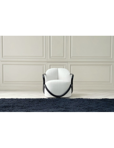 Poltrona Hug noce scuro (Offerta Expo) Giorgetti - 1