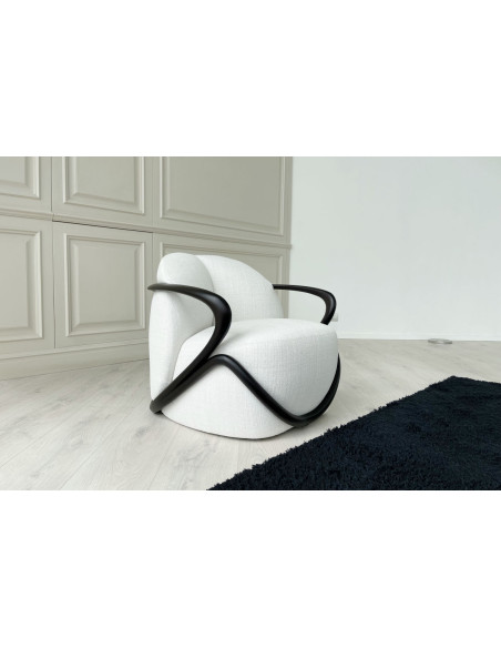 Poltrona Hug noce scuro (Offerta Expo) Giorgetti - 2