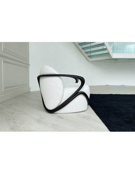 Poltrona Hug noce scuro (Offerta Expo) Giorgetti - 3