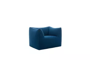 Le Bambole - Poltrona Bambola in tessuto blu (Offerta Expo) B&B Italia - 1 2