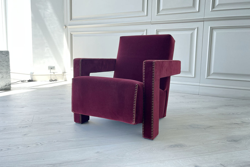 Poltrona Utrecht - version rouge (Offre Expo) Cassina - 4