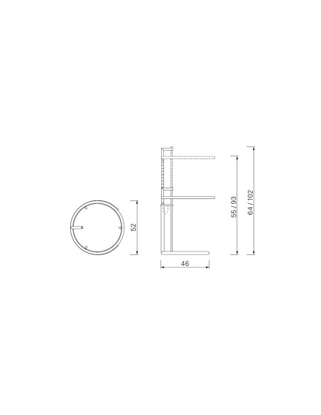 Adjustable Table E 1027 (Expo Offer)