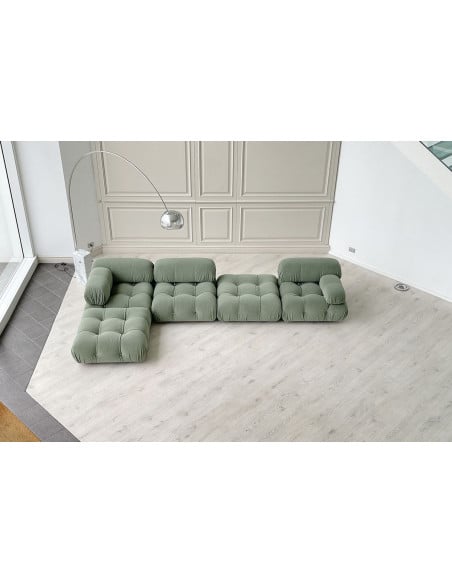 Divano Camaleonda - Tessuto verde (Offerta Expo) B&B Italia - 5