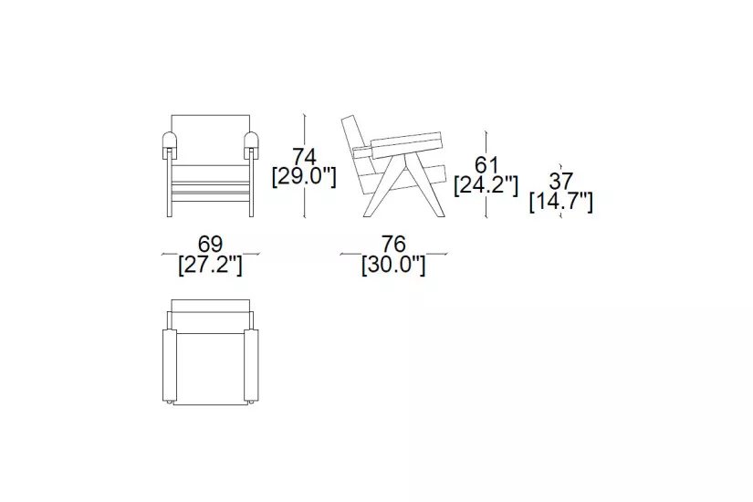 Poltrona Capitol Complex Armchair (Offerta Expo) Cassina - 7