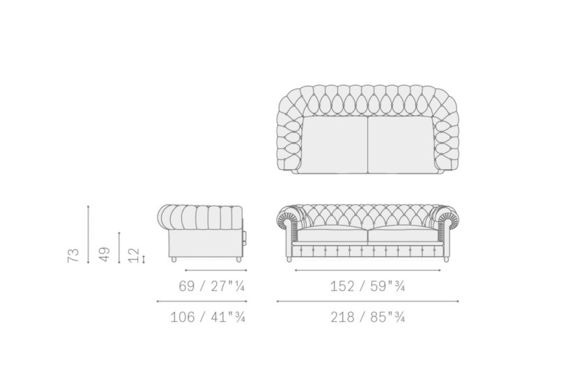 Divan Chester One (Offre Expo) Poltrona Frau - 7