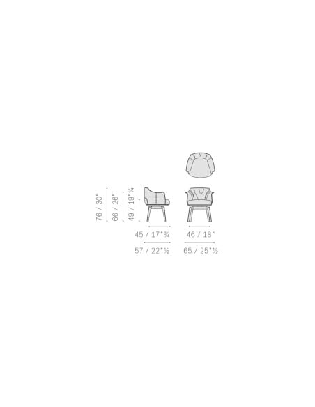 Fauteuil pivotant Archibald (Offre Expo) Poltrona Frau - 5