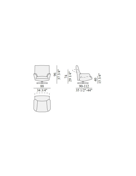 Fauteuil Chiara (Produit Expo) Edra - 5