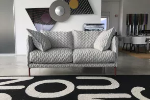 Canapé 2 places Gentry en tissu gris (Offre Expo) - Moroso 2