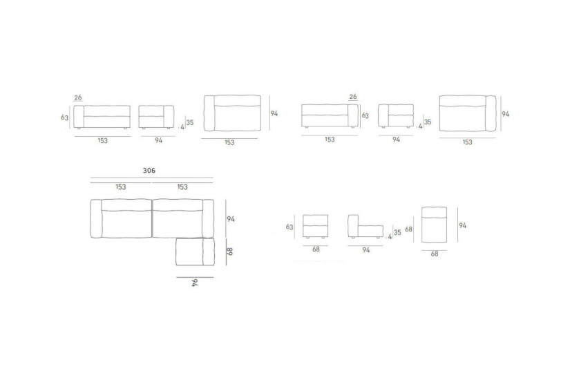 NeoWall Sofa (Expo Offer)