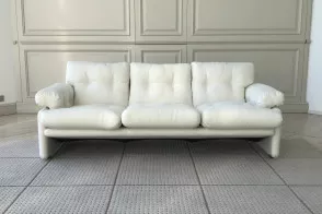 Coronado White Fabric Sofa (Expo Offer) B&B Italia - 5 2