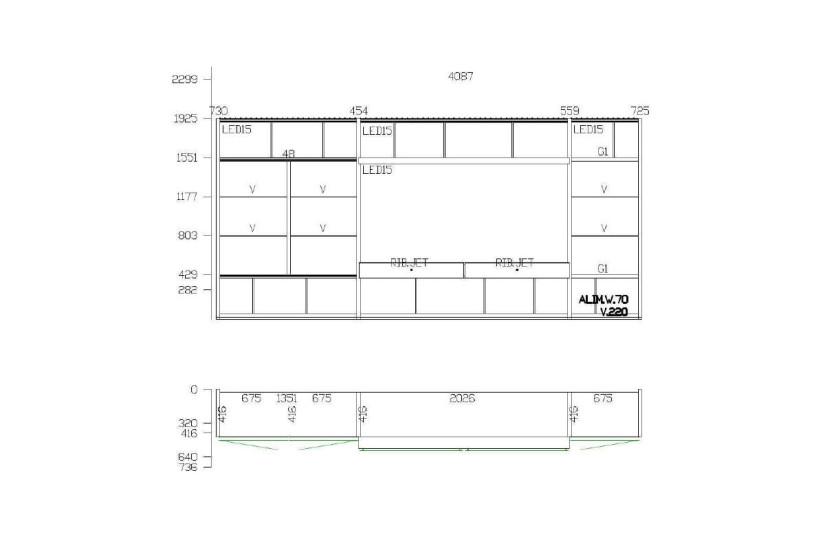 Wall System Olmo Nero (Offerta Expo) Poliform - 6