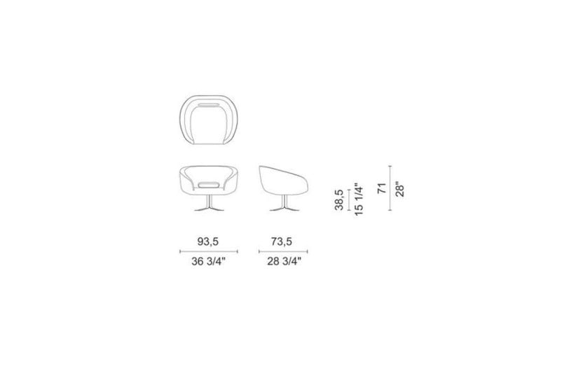 Poltrona Rive Droite (Offerta Expo) Cappellini - 2