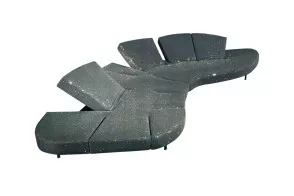 Canapé Flap Diamond Edra - 1