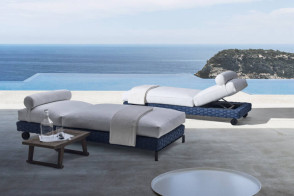 Lettino per esterno Ray Outdoor Fabric B&B Italia Outdoor - 1 2