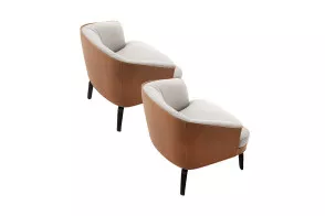 Fauteuil Nivola Poltrona Frau - 1 2