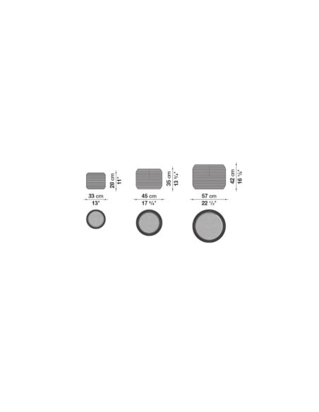 Ceste Karam kit 3 pz. (Offerta Expo) B&B Italia Outdoor - 4