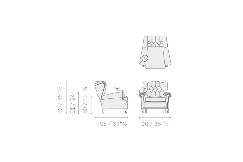 Fauteuil 1919 (Offre Expo) Poltrona Frau - 6