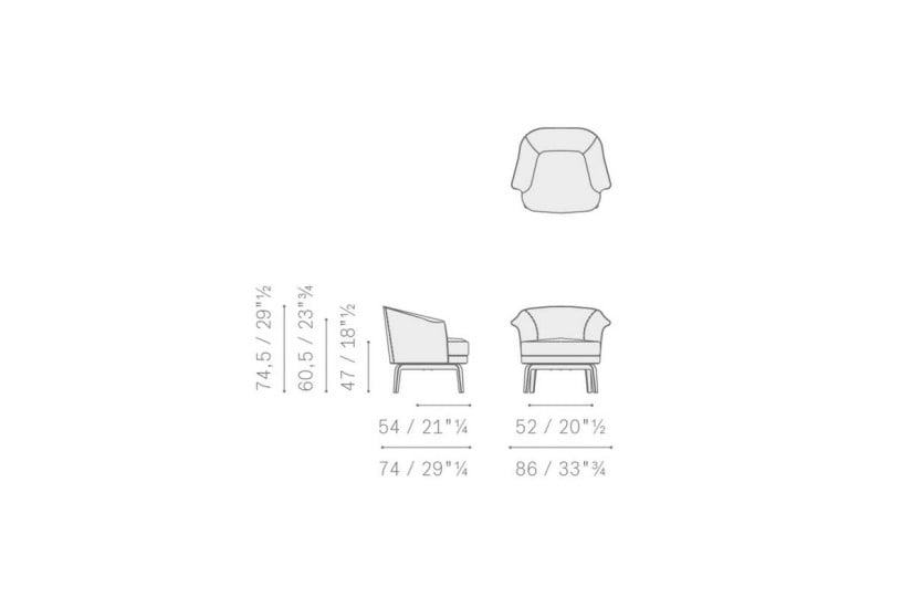 Fauteuil Nivola (Offre Expo) Poltrona Frau - 5
