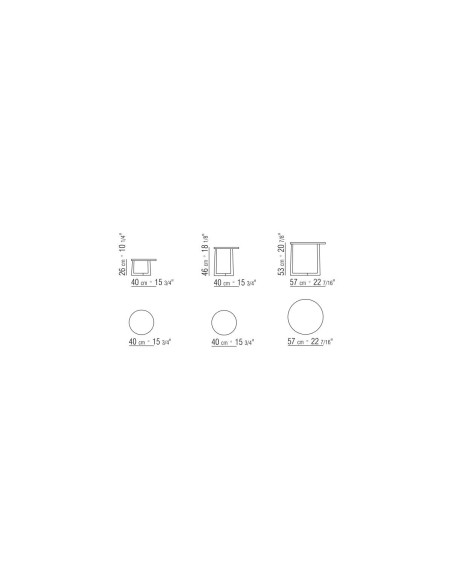 Table Jiff - Composition de 3 tables basses (Offre Expo) Flexform - 7