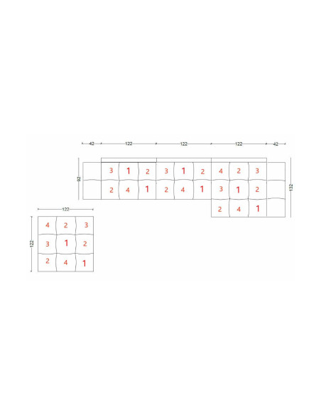Pixel Patchwork Sofa (Expo Offer)
