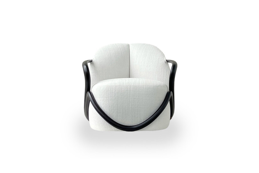Poltrona Hug noce scuro (Offerta Expo) Giorgetti - 5